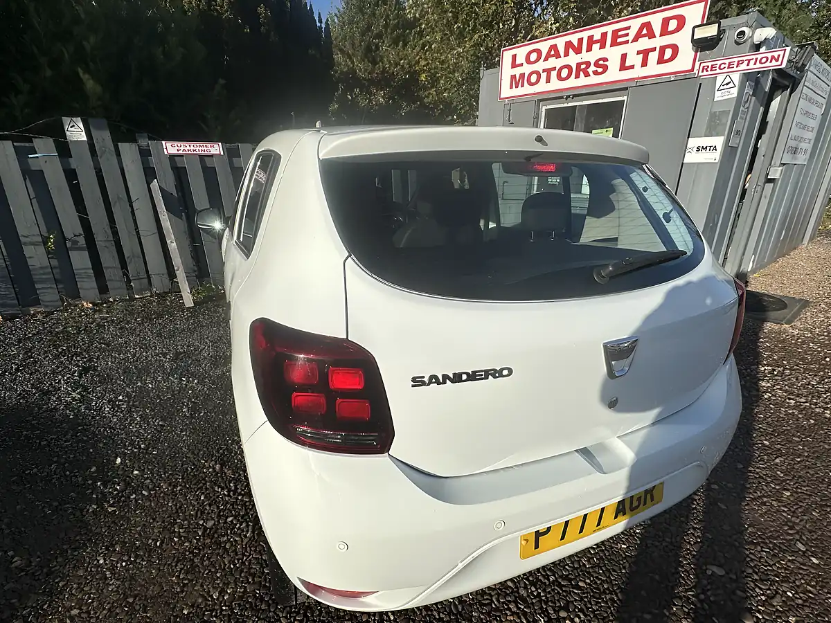 Used 2017 Dacia Sandero Ambiance White - Interior and Exterior details 11