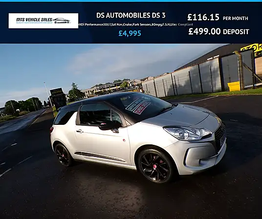 2017 DS Automobiles DS 3 1.6 BlueHDi Performance Line