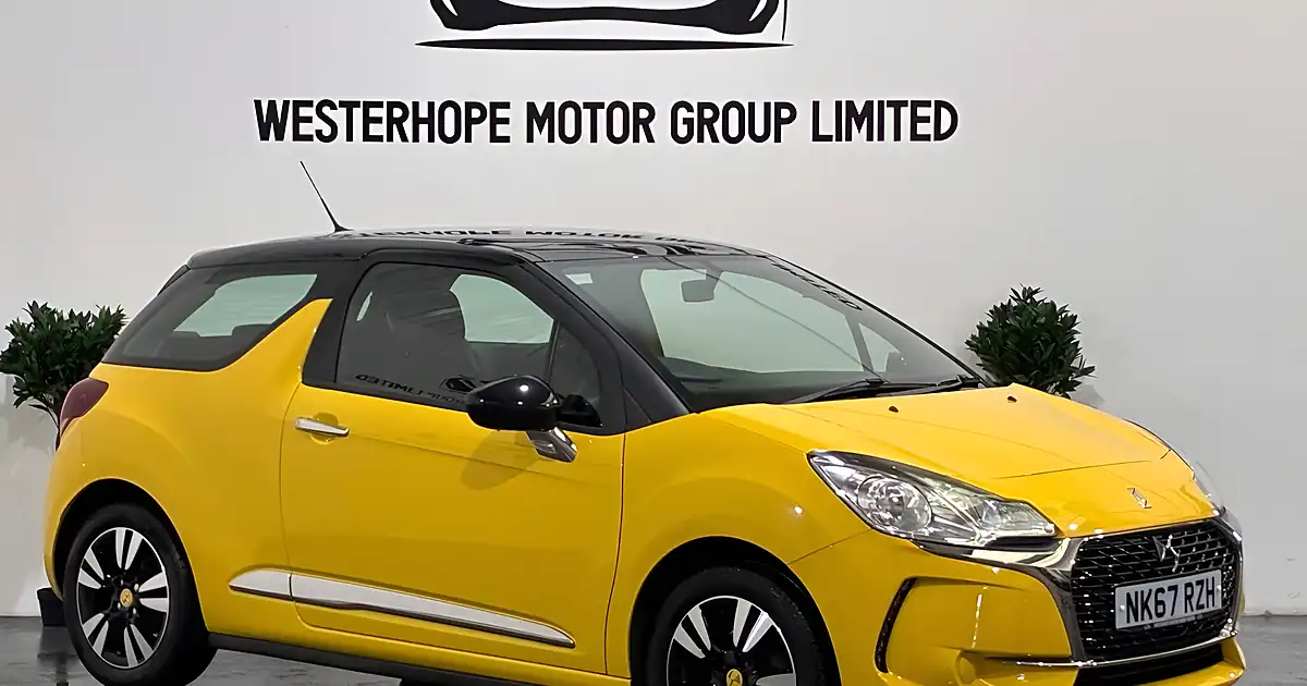 Used 2017 DS DS 3 Chic Yellow - Front View