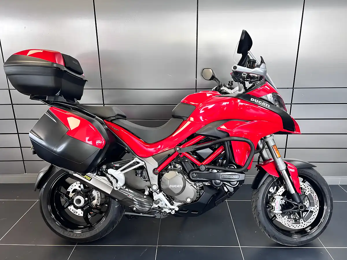 Used 2017 Ducati Multistrada 1200 S Touring Red - Front View