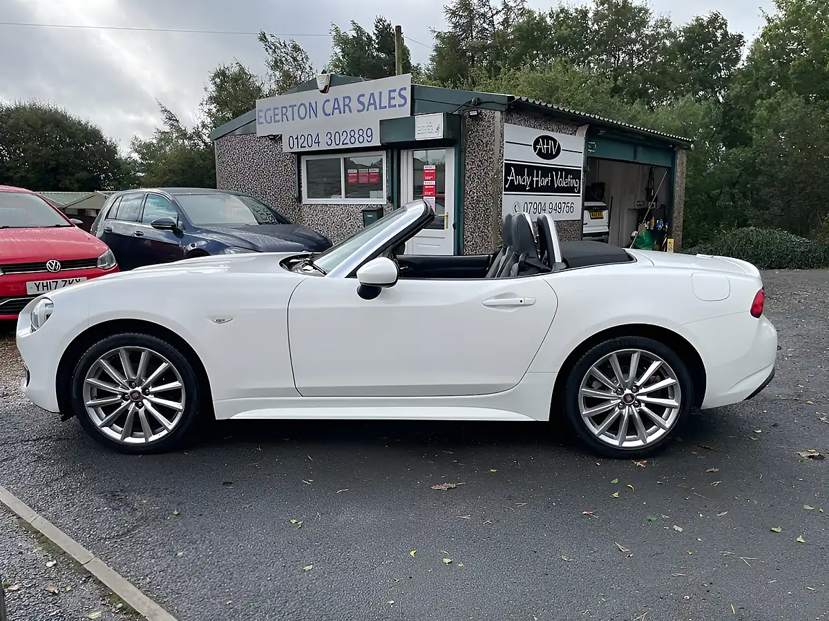 Used 2017 Fiat 124 Spider Lusso White - Interior and Exterior details 6
