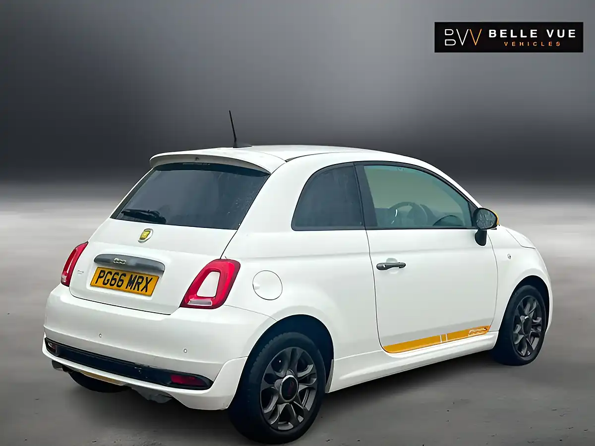 Used 2017 Fiat 500 500 S Bossa Nova White - Interior and Exterior details 4
