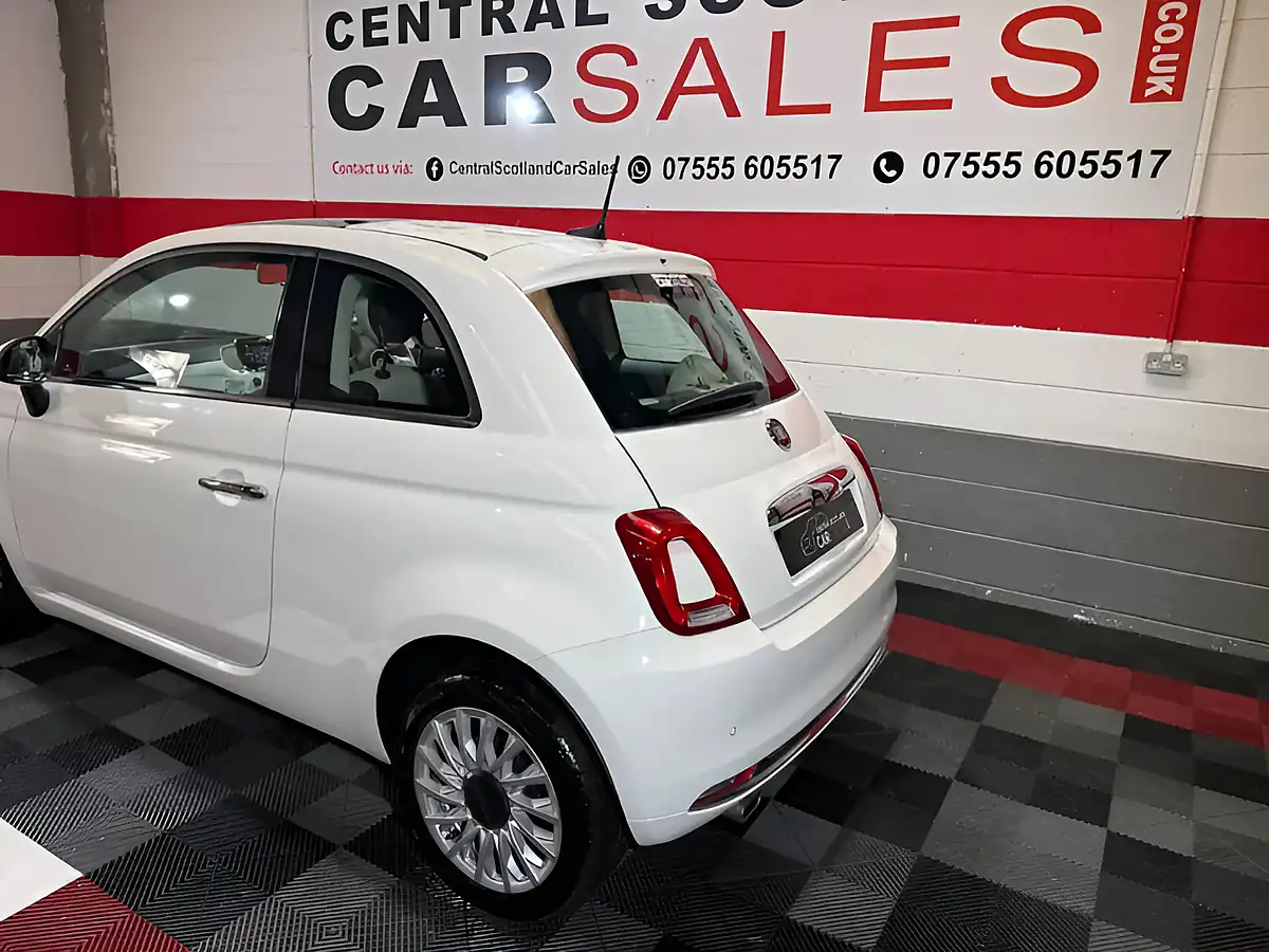 Used 2017 Fiat 500 Lounge Bossa Nova White - Interior and Exterior details 19