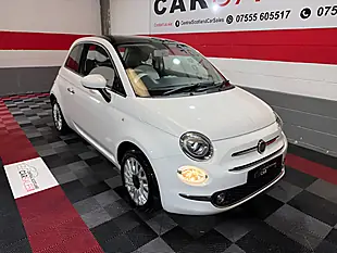 Used 2017 Fiat 500 Lounge Bossa Nova White - Interior and Exterior details 5