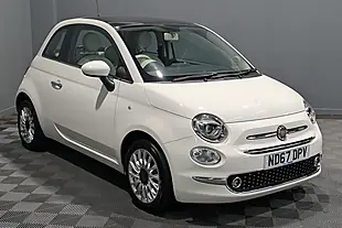 Used 2017 Fiat 500 Lounge Bossa Nova White - Interior and Exterior details 6