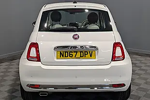 Used 2017 Fiat 500 Lounge Bossa Nova White - Interior and Exterior details 8