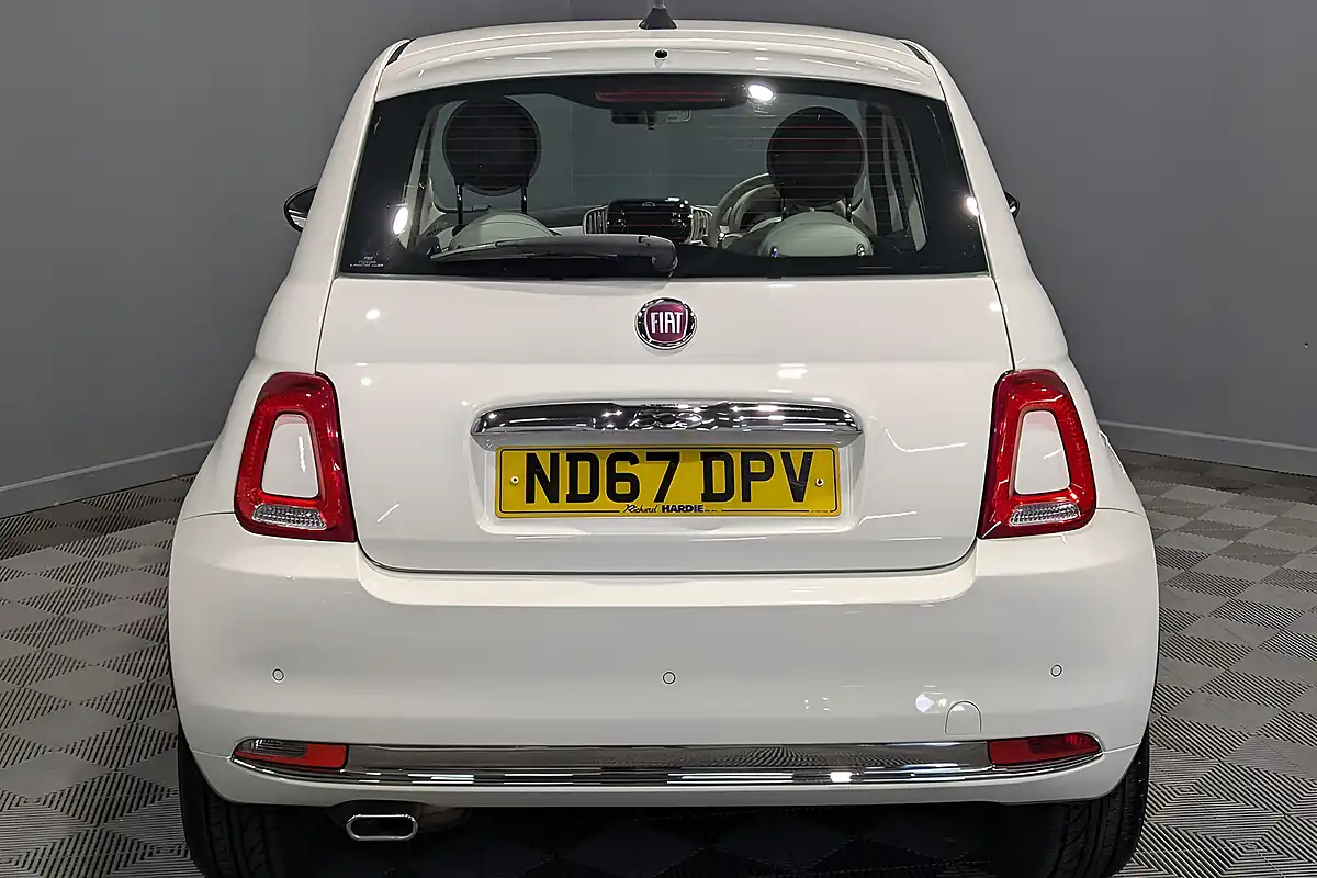 Used 2017 Fiat 500 Lounge Bossa Nova White - Interior and Exterior details 8