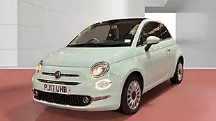 Used 2017 Fiat 500 Lounge Green - Interior and Exterior details 2