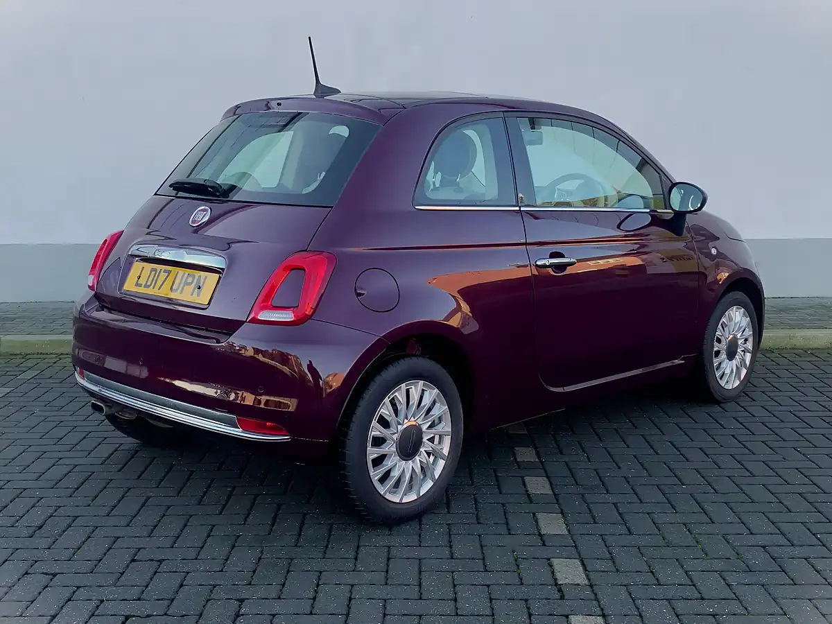 Used 2017 Fiat 500 Lounge Purple - Interior and Exterior details 10