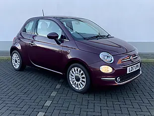 Used 2017 Fiat 500 Lounge Purple - Interior and Exterior details 3