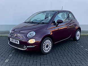 Used 2017 Fiat 500 Lounge Purple - Interior and Exterior details 4