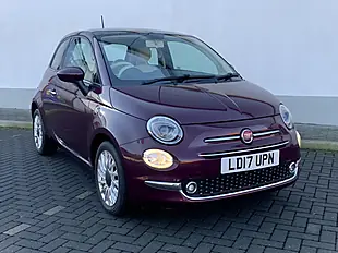 Used 2017 Fiat 500 Lounge Purple - Interior and Exterior details 6