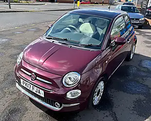 Used 2017 Fiat 500 Lounge Red - Interior and Exterior details 2