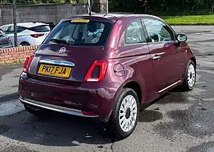 Used 2017 Fiat 500 Lounge Red - Interior and Exterior details 3