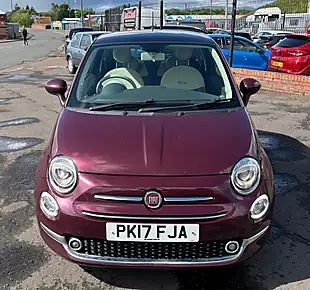 Used 2017 Fiat 500 Lounge Red - Interior and Exterior details 4