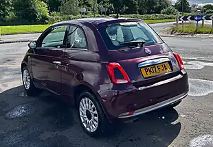 Used 2017 Fiat 500 Lounge Red - Interior and Exterior details 7