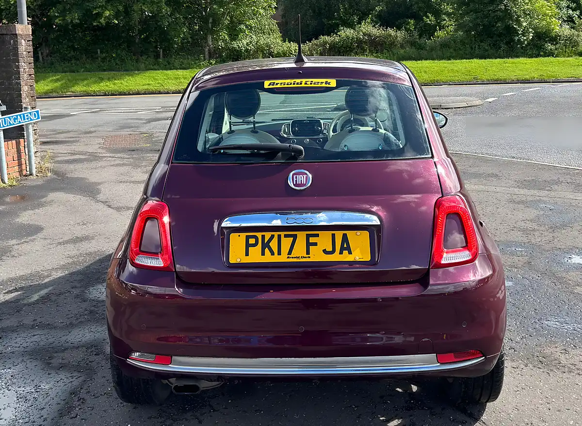 Used 2017 Fiat 500 Lounge Red - Interior and Exterior details 8