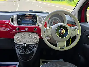 Used 2017 Fiat 500 Lounge Red - Interior and Exterior details 12