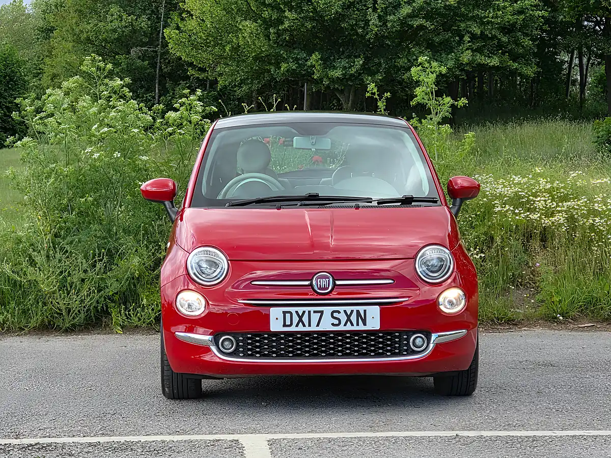 Used 2017 Fiat 500 Lounge Red - Interior and Exterior details 2