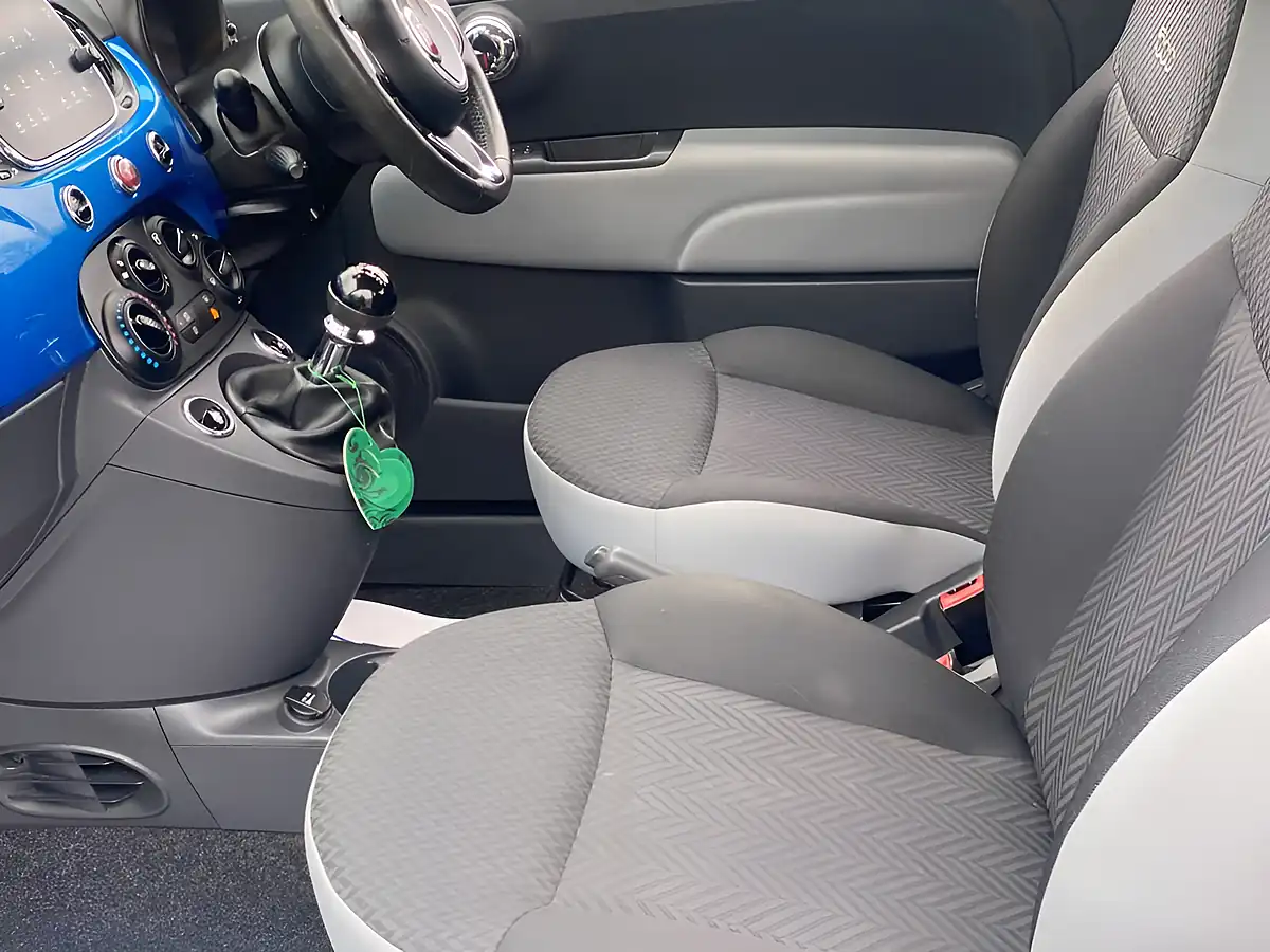 Used 2017 Fiat 500 Mirror Electronica Blue - Interior and Exterior details 11