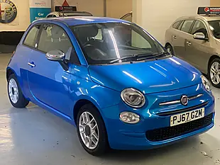 Used 2017 Fiat 500 Mirror Electronica Blue - Interior and Exterior details 4