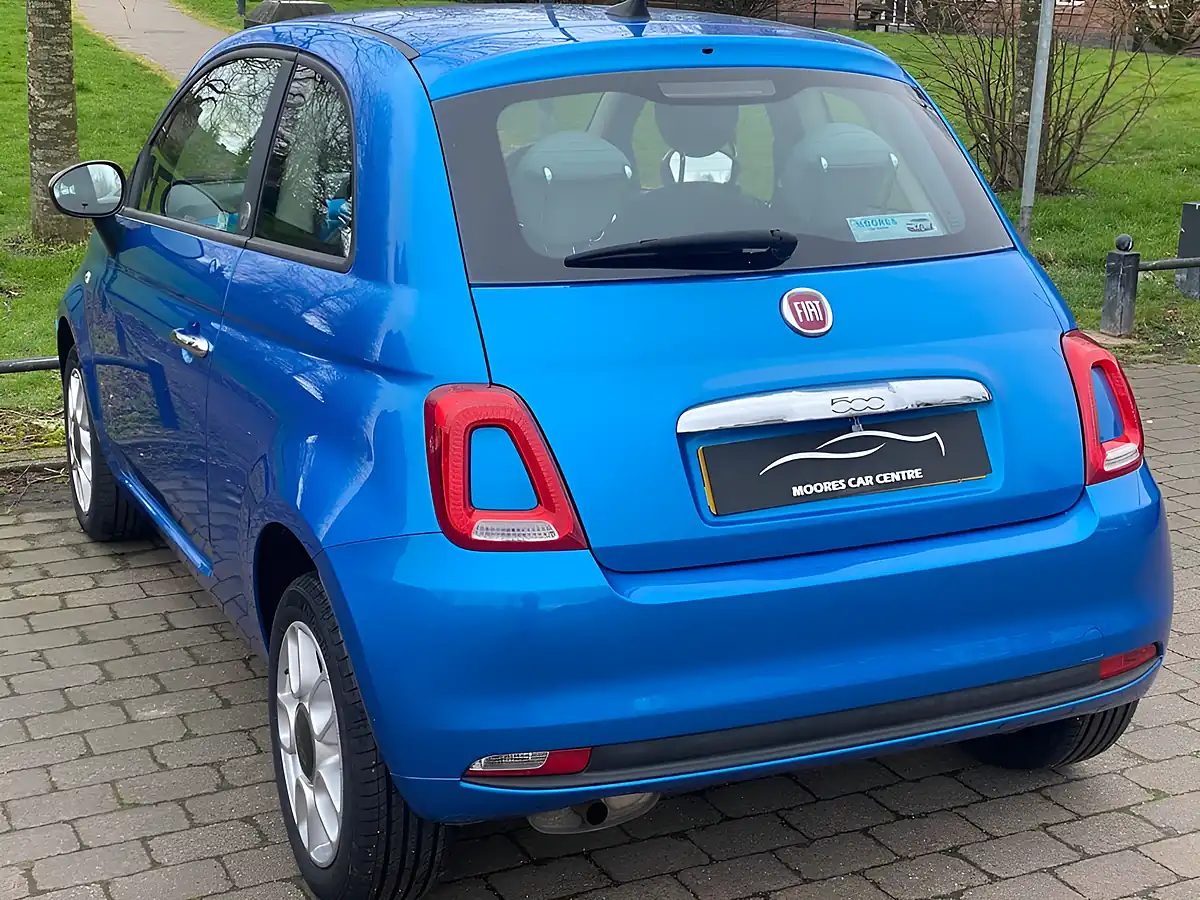 Used 2017 Fiat 500 Mirror Electronica Blue - Interior and Exterior details 7