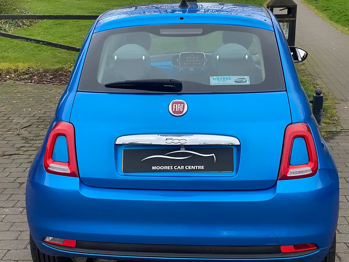 Used 2017 Fiat 500 Mirror Electronica Blue - Interior and Exterior details 8