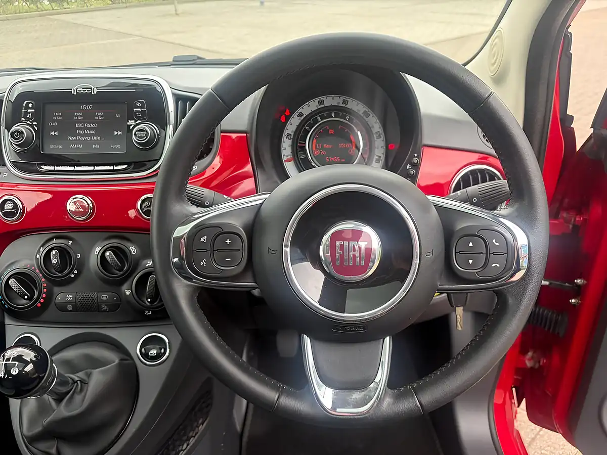 Used 2017 Fiat 500 Pasodoble Red - Interior and Exterior details 20