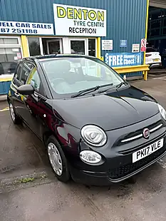 Used 2017 Fiat 500 Pop Black - Interior and Exterior details 2