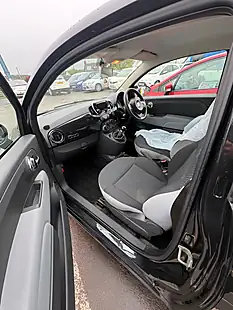Used 2017 Fiat 500 Pop Black - Interior and Exterior details 6