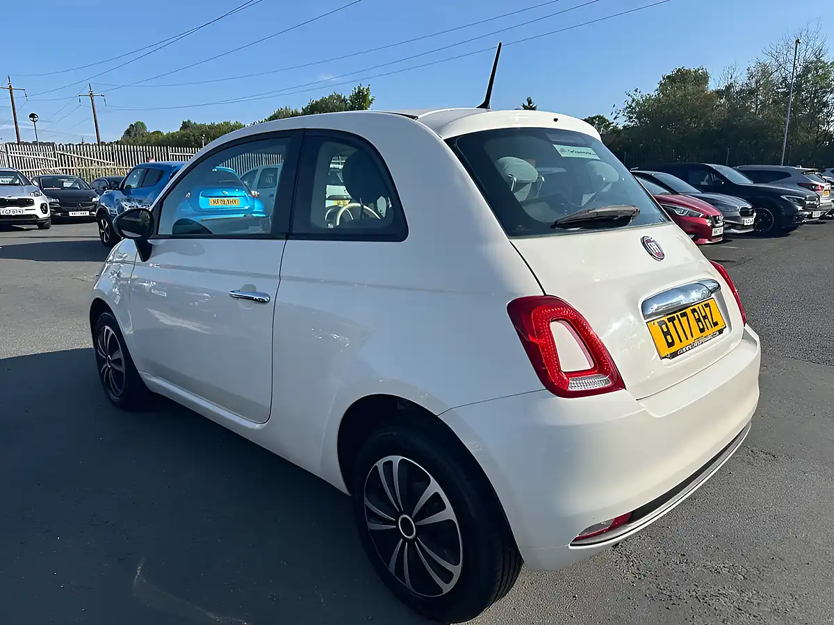 Used 2017 Fiat 500 Pop Edition White - Interior and Exterior details 12