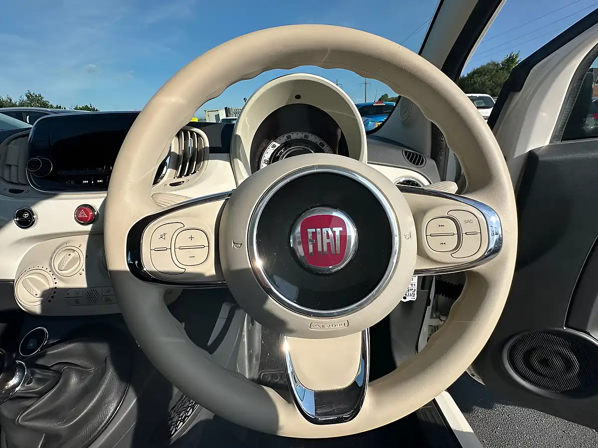 Used 2017 Fiat 500 Pop Edition White - Interior and Exterior details 16