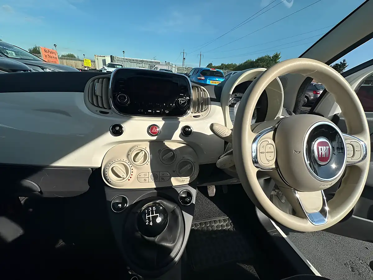Used 2017 Fiat 500 Pop Edition White - Interior and Exterior details 2