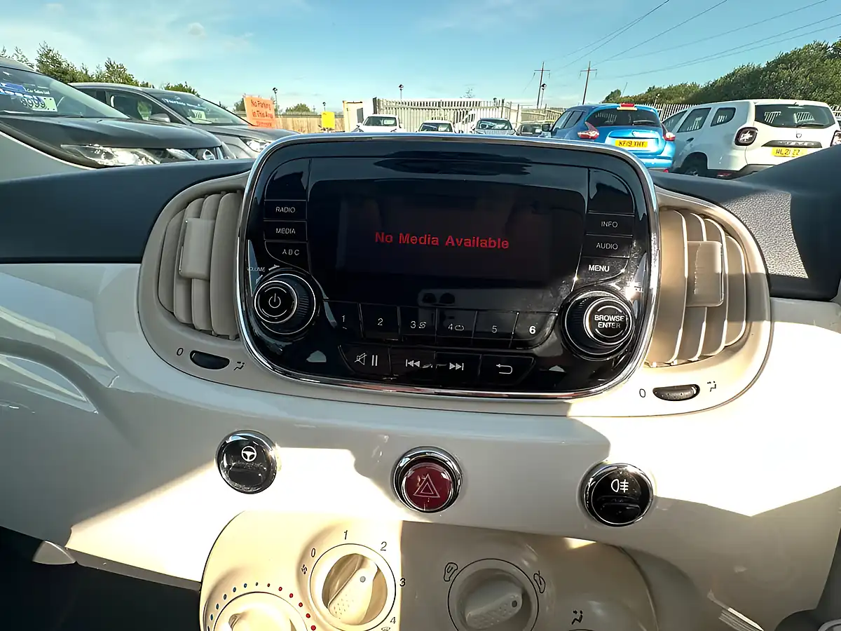 Used 2017 Fiat 500 Pop Edition White - Interior and Exterior details 6