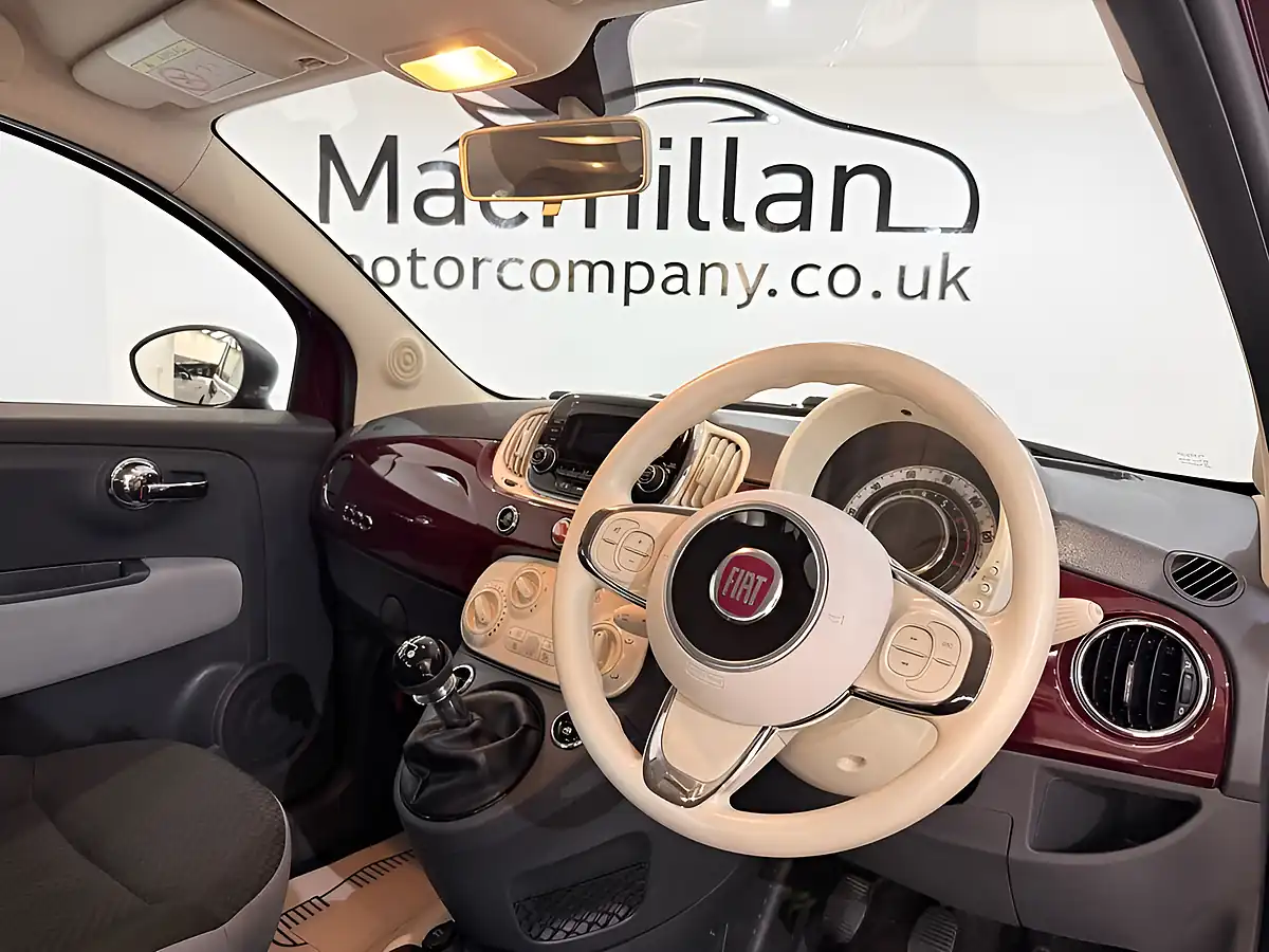 Used 2017 Fiat 500 Pop Red - Interior and Exterior details 13