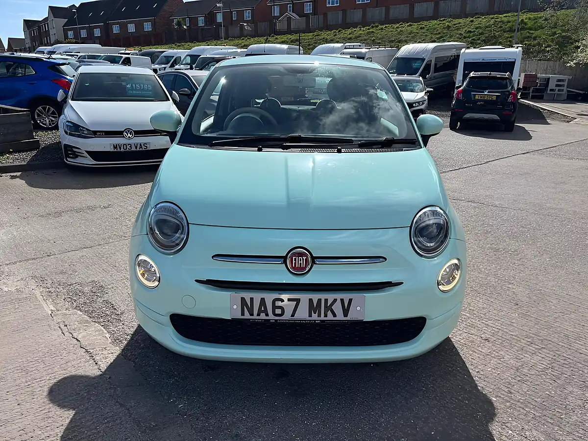 Used 2017 Fiat 500 Pop Star Green - Interior and Exterior details 2