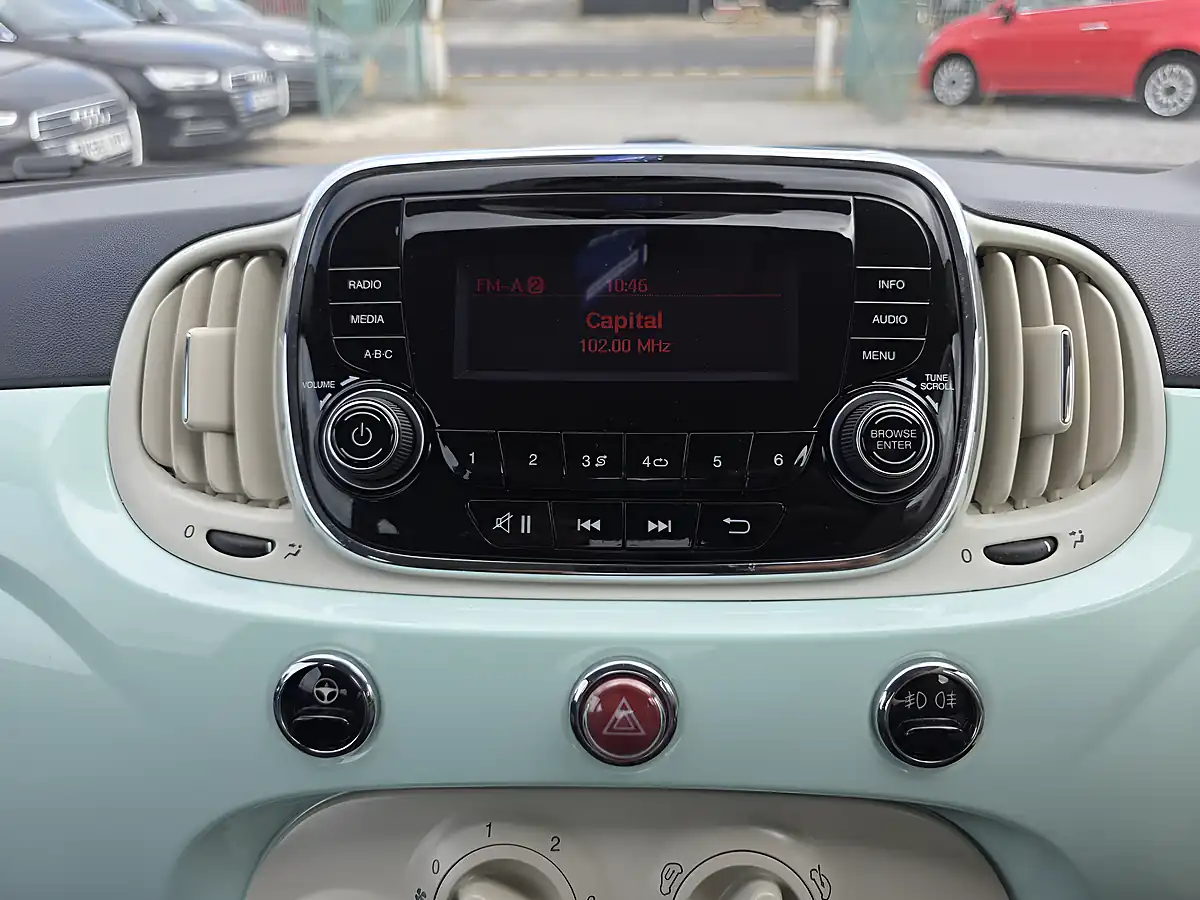 Used 2017 Fiat 500 Pop Star Green - Interior and Exterior details 13