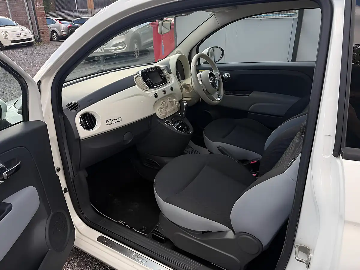 Used 2017 Fiat 500 Pop White - Interior and Exterior details 13