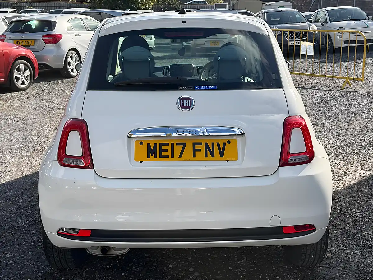 Used 2017 Fiat 500 Pop White - Interior and Exterior details 6