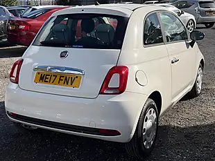 Used 2017 Fiat 500 Pop White - Interior and Exterior details 7