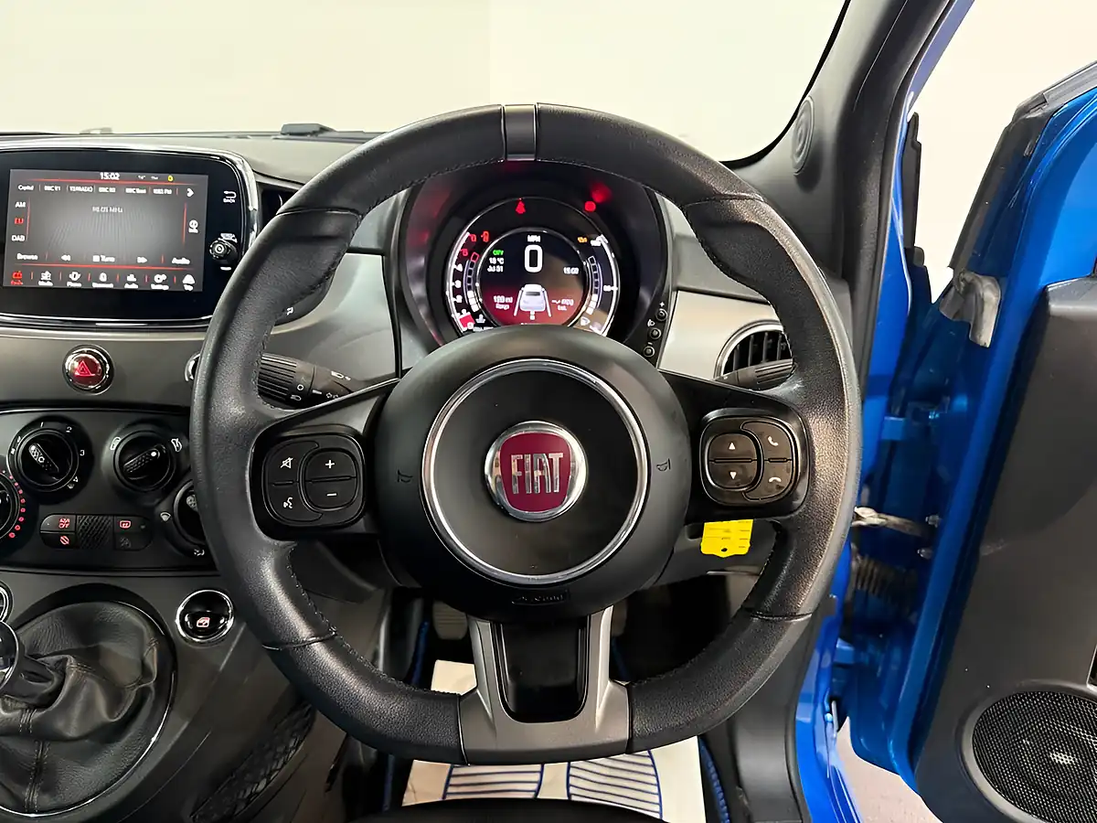 Used 2017 Fiat 500 S Blue - Interior and Exterior details 14
