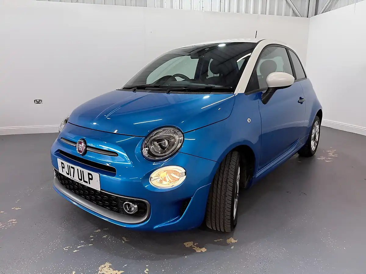Used 2017 Fiat 500 S Blue - Interior and Exterior details 3