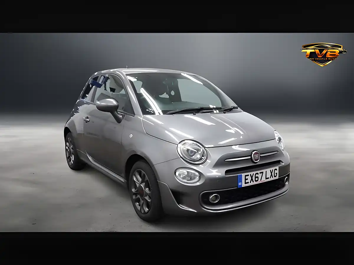 Used 2017 Fiat 500 S Electroclash Grey - Front View