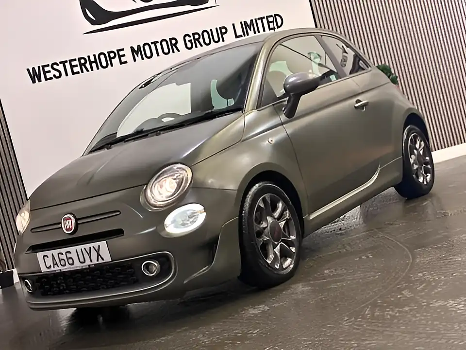 Used 2017 Fiat 500 S Green - Interior and Exterior details 11
