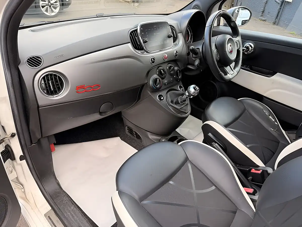 Used 2017 Fiat 500 S White - Interior and Exterior details 14