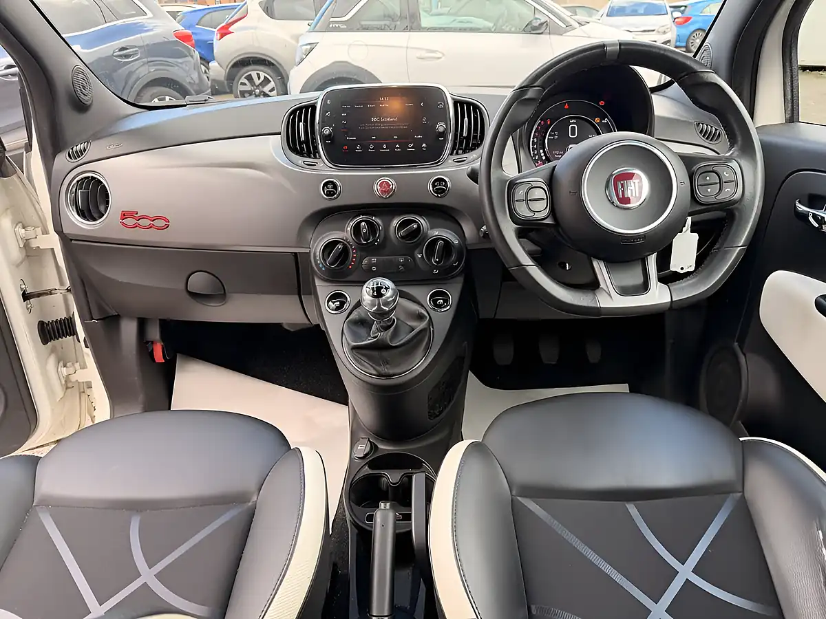 Used 2017 Fiat 500 S White - Interior and Exterior details 16