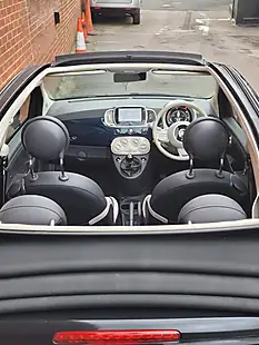 Used 2017 Fiat 500C Lounge Blue - Interior and Exterior details 13