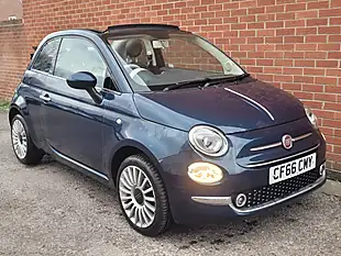 Used 2017 Fiat 500C Lounge Blue - Interior and Exterior details 14