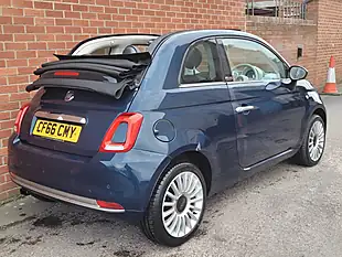 Used 2017 Fiat 500C Lounge Blue - Interior and Exterior details 16