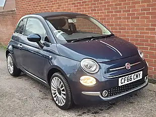 Used 2017 Fiat 500C Lounge Blue - Interior and Exterior details 8